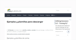 Desktop Screenshot of milejemplos.com