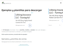 Tablet Screenshot of milejemplos.com